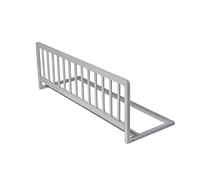 Safetots Barrière de Lit en Bois, Gris, 38cm de Hauteur x 110cm de Largeur, Barrière de Lit pour Bébé pour la Sécurité, Rail de Lit Enfant Sécurisé, Pré-Assemblé, Installation Facile