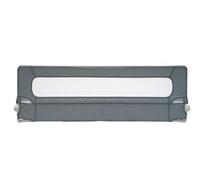 Safetots Barrière de Lit pour Bébé, Barrière de Sécurité pour Bébé, Barrière de Lit Enfant Sécurisée, 140cm de Largeur x 50cm de Hauteur, Couleur Gris