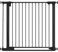 Safetots Barrière de Sécurité à Barre de Seuil Extra Basse, Passage Extra Bas, Barrière pour Escaliers, Bébés et Tout-Petits, Ouverture Extra Large de 81cm, 103cm - 110cm, Couleur Noir