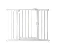 Safetots Barrière de Sécurité à Pression à Fermeture Automatique, Barrière d'Escalier à Fermeture Automatique pour Bébé, Barrière de Sécurité, 103,8cm - 110,8cm, Couleur Blanc