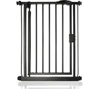 Safetots Barrière de Sécurité à Pression à Fermeture Automatique, Extra Étroit, 61 cm - 66.5 cm, Noir Mat, Barrière d'Escalier à Fermeture Automatique pour Bébé, Barrière de Sécurité