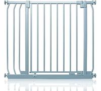 Safetots Barrière de Sécurité Elite, Barrière d'Escalier à Fixation par Pression, Barrière de Sécurité pour Bébé pour Portes et Couloirs, Installation Facile, 80cm - 89cm, Couleur Gris Mat
