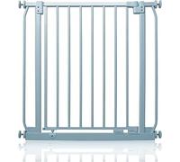 Safetots Barrière de sécurité Elite, 71cm - 80cm, Gris mat, Barrière d'escalier à fixation par pression, Barrière de sécurité pour bébé pour portes, couloirs et espaces, Installation facile