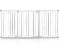 Safetots Barrière de Sécurité Elite, Barrière d'Escalier à Fixation par Pression, Barrière de Sécurité pour Bébé pour Portes et Couloirs, Installation Facile, 170cm - 179cm, Couleur Blanc Mat