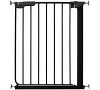Safetots Barrière de Sécurité Extra-Étroite pour Bébé, Barrière d'Escalier pour Tout-Petit, Sécurité pour Enfant, 60,5cm - 66,5cm, Couleur Noir
