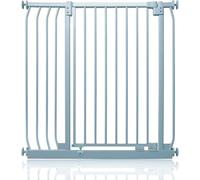 Safetots Barrière de Sécurité Extra Haute Elite, Barrière d'Escalier à Fixation par Pression, Barrière de Sécurité pour Bébé pour Portes, 89cm - 98cm, Hauteur Extra Haute de 96.8cm, Couleur Gris Mat