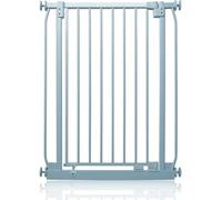 Safetots Barrière de Sécurité Extra Haute Elite, Barrière d'Escalier à Fixation par Pression, Barrière de Sécurité pour Bébé pour Portes, 71cm - 80cm, Hauteur Extra Haute de 96.8cm, Couleur Gris Mat
