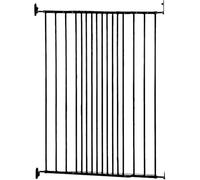 Safetots Barrière de sécurité extra haute pour animal domestique avec vis - 62,5 cm - 106,8 cm - Noir - Hauteur : 103,5 cm - Barrière de sécurité pour chiot