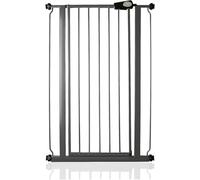Safetots Barrière de Sécurité Métal Extra Haute à Fixation par Pression, Barrière d'Escalier pour Bébé, 68,5cm - 75cm, Hauteur de 104cm, Couleur Gris Ardoise