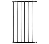 Safetots Barrière pour Escalier Plan Ouvert, Extension, 46cm, Noir, 70cm de Haut, Panneau d'Extension pour Barrière de Sécurité pour Escaliers Plan Ouvert