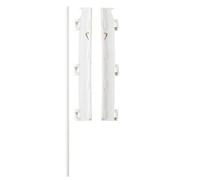 Safetots Barrière pour Escalier Plan Ouvert, Kit de Montage Murale, Blanc, 70cm de Haut, Kit de Montage Murale pour Barrière de Sécurité pour Escaliers Plan Ouvert
