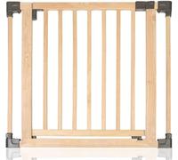 Safetots Barrière pour Escalier Plan Ouvert, Panneau de Porte, 80cm, Bois Naturel, 76cm de Haut, Panneau de Porte pour Barrière de Sécurité pour Escaliers Plan Ouvert