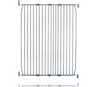 Safetots Eco Barrière de Sécurité Extra Haute pour Bébé à Vis, Barrière d'Escalier pour Bébé, 120cm - 130cm, Hauteur 100cm, Couleur Gris