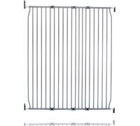 Safetots Eco Barrière de Sécurité Extra Haute pour Bébé à Vis, Barrière d'Escalier pour Bébé, 130cm - 140cm, Hauteur 100cm, Couleur Gris
