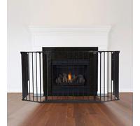 Safetots Garde-Feu Multi-Panneaux, Sécurité pour Enfants et Animaux, Garde-Feu pour Cheminées, Installation Facile, 62cm Profondeur x 104cm Largeur, 70cm de Hauteur, Couleur Noir