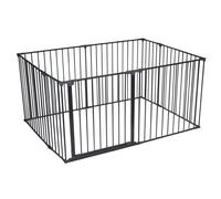 Safetots Playpen Premium Multi-Panneau, Grand Parc pour Bébé, Aire de Jeu pour Tout-Petits, 70cm de Hauteur, 105cm x 144cm, Couleur Noir