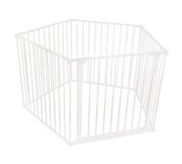 Safetots Playpen Premium Multi-Panneau Pentagone Aire de Jeu pour Tout-Petits 70cm de Hauteur Couleur Blanc