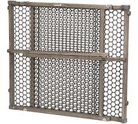 Safety 1st Barrière de Porte réglable pour bébé, barrière de Fixation à Pression pour Animaux domestiques, Tout-Petits, bébés, Enfants, Bois Vintage, Gris