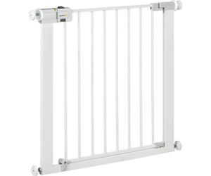 SAFETY 1ST Barrière de sécurité enfant Easy Close - Métal - 73 à 80 cm - pression, sans vis ni perçage - Blanc