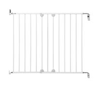 SAFETY 1ST Barrière de sécurité wall-fix extending, largeur de 62 à 102 cm, Ouverture d'une main des 2 sens - métal blanc, fixation