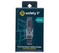 Safety 1st Lot de 2 sangles de sécurité pour TV et meubles, noir, multicolore
