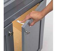 Safety 1st Lot de 8 loquets adhésifs pour Armoire Blanc Taille Unique