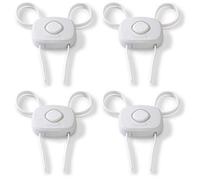 Safety 1st Outsmart Flex Lock Lot de 4 verrous Blanc