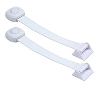 Safety 1st Outsmart Lot de 2 verrous pour toilettes Blanc