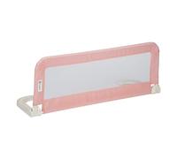 Safety 1st Portable Bed Rail, 106cm-42cm, Barrière de lit enfant pliable, 18M-5Y, Barrière de lit portable, Tissu en maille, Facile à installer, Auto-verrouillage, Facile à transporter, Pink