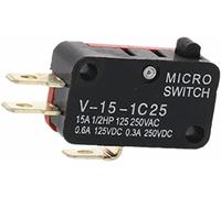 Safety Automation Micro Fin de Course V-15-1C25 Levier à Rouleau Action Rapide 250V 16A 1NO 1NC (Color : 1Pcs)(1pcs)