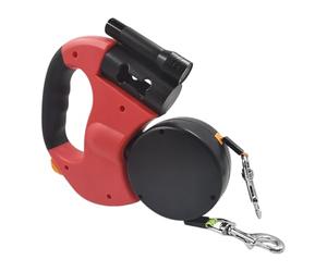 Safety Canine Lead - Control Tether for Hiking | Integrated Bright Torch Plus Comfort Grip & Recoil Locking Brake for Running, Evening Strolls, Animal Guidance and Medium Sized Pups