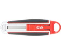 Safety-Cutter Long Blade, couteau cutter à lame extra-longue, avec lame de sécurité en acier au carbone SK5, pour gauchers et droitiers