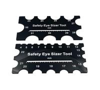 Safety Eye Sizer Tool - 2 Pieces Animal Eyes, Functional, Ergonomic, Crochet Tools Measures 4mm, 32mm Crafting Supplies Crafters Hobby | Crafters Hobby Toy Making Stuffed Creative Projects