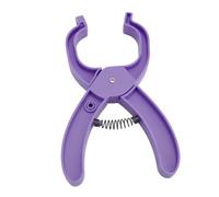 Safety Eye Tool Multifunctional Plastic Ergonomic Design Animal Eyes Making Supplies Tool for Crocheting Plush Toys Dolls Puppets Teddy Bears (Purple)