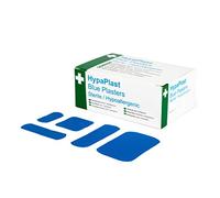 Safety First Aid Group HypaPlast - Lot de 100 pansements bleus assortis, stériles et hypoallergéniques