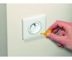 Safety First - Set de 12 cache-prises avec clés