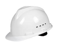 Safety Hard Hat | Comfortable Cool Protective Vented Hard Hat | Adjustable Head Protector, Smash Absorbing Head Protection for Outdoor Work Safety