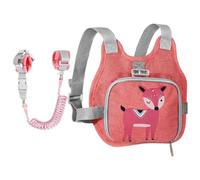 Safety Harness for Kids Foldable Animal with Wrist Wrist Adjustable | Reflective Walking Strap Back Pack for Boys Girls Outdoor Travel Walking Zoo Park Airport Market