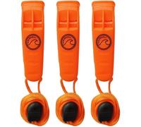Safety Hiking Whistle-Survival Whistle Sea Swimming Distress Swimming Open Water-Waterproof Orange Extra Powerful 85db 2 Tone Neck Strap 90 Cm Adjustable Camping Rescue Sport Safety