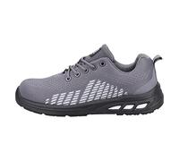 SAFETY JOGGER Basket de sécurité à Embout Acier -Fitz EU 37 Gris, Baskets de Travail S1P très Confortables et Respirantes pour Hommes ou Femmes