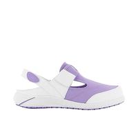 SAFETY JOGGER Chaussure de Sécurité pour Femme - Aliza - Chaussure de Travail Légère et Confortable avec Scratch - Idéales pour Infirmières et Cuisine - Antidérapantes - Oxypas, Lila, 37 EU