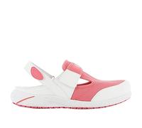 SAFETY JOGGER Chaussure de Sécurité pour Femme - Aliza - Chaussure de Travail Légère et Confortable avec Scratch - Idéales pour Infirmières et Cuisine - Antidérapantes - Oxypas, Rose, 40 EU