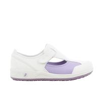 SAFETY JOGGER Chaussure de Sécurité pour Femme - Camille - Chaussure de Travail Légère et Confortable avec Scratch - Idéales pour Infirmières et Cuisine - Antidérapantes - Oxypas, Lila, 36 EU