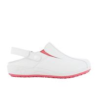 SAFETY JOGGER Chaussure de Sécurité pour Femme - CARINNE - Chaussure de Travail Légère et Confortable avec Scratch - Idéales pour Infirmières et Cuisine - Antidérapantes - Oxypas, Rose, 40 EU