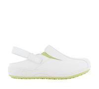 SAFETY JOGGER Chaussure de Sécurité pour Femme - CARINNE - Chaussure de Travail Légère et Confortable avec Scratch - Idéales pour Infirmières et Cuisine - Antidérapantes - Oxypas, Vert, 37 EU