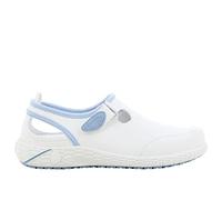 SAFETY JOGGER Chaussure de Sécurité pour Femme - Lina - Chaussure de Travail Légère et Confortable avec Scratch - Idéales pour Infirmières et Cuisine - Antidérapantes - Oxypas, Bleu, 38 EU