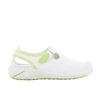 SAFETY JOGGER Chaussure de Sécurité pour Femme - Lina - Chaussure de Travail Légère et Confortable avec Scratch - Idéales pour Infirmières et Cuisine - Antidérapantes - Oxypas, Vert, 39 EU