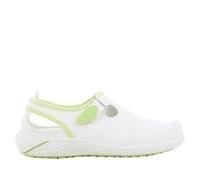 SAFETY JOGGER Chaussure de Sécurité pour Femme - Lina - Chaussure de Travail Légère et Confortable avec Scratch - Idéales pour Infirmières et Cuisine - Antidérapantes - Oxypas, Vert, 38 EU