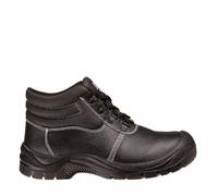 SAFETY JOGGER Chaussures de Sécurité à Embout d'acier Hommes - SAFETYBOY - S1P Chaussure de Travail Femmes, Semelle Antidérapante, Amortissant Les Chocs, Hydrofuge et Oléofuge, Légères, 47 EU, Noir