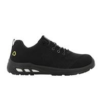 SAFETY JOGGER Chaussures de Sécurité - ECOFITZ S1P - Chaussures de Travail avec Embout d'acier pour Hommes et Femmes, Semelle Intermédiaire en Acier, en Matériau Recyclé, Antidérapantes, Noir, EU 42